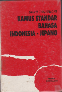 Kamus Standard Bahasa Indonesia-Jepang