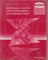 Materials Science And Engineering: An Introduction