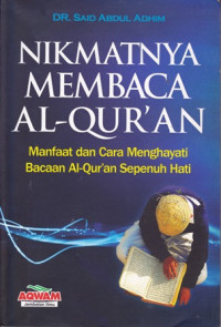 Nikmatnya Membaca Al-Qur'an
