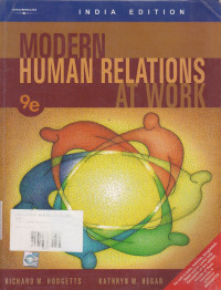 Modern Human Relations At Work Ed.9