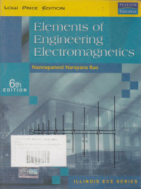 Elements of Engineering Electromagnetics Ed.6