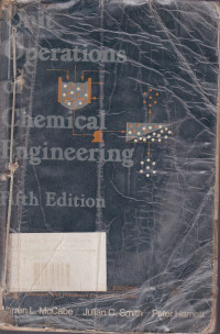 Unit Operation of Chemical Engineering Fifth Edition