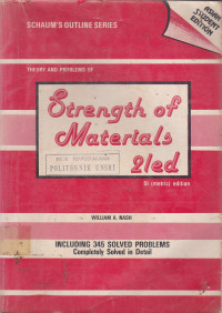 Theory And Problems Of Strenght Of Materials : Schaums Outline Series