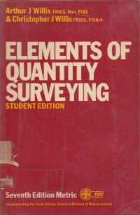 Elements Of Quantity Surveying