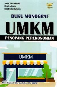 Buku Monograf UMKM Penopang Perekonomian