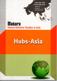 Makara Human Behavior Studies in Asia: Hubs-Asia No.2
