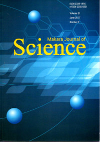 Makara Journal Of Science No. 2