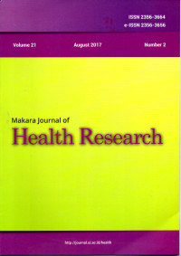Makara Journal of Health Research Vol.21