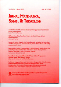 Jurnal Matematika, Sains Dan Teknologi Vol.14
