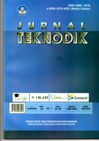 Jurnal Teknodik Vol.24 No.1