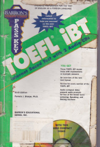 Pass Key To The TOEFL iBT: Internet Based Test With 2 Audio CDs (Barrons)