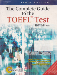The Complete Guide To The TOEFL Test : iBT Edition