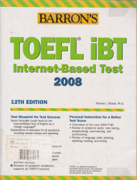 TOEFL iBT: Internet-Based Test 2008