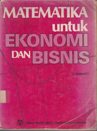 Matematika Untuk Ekonomi Dan Bisnis Buku.1