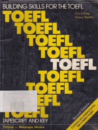 Building Skills For The TOEFL: Tapescript And Key