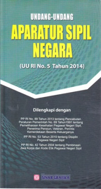 Undang-undang Aparatur Sipil Negara (UU RI No. 5 Tahun 2014)