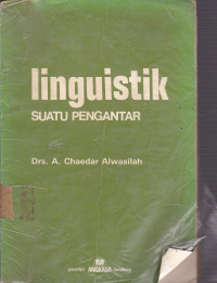 Linguistik : Suatu Pengantar