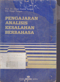 Pengajaran Analisis Kesalahan Berbahasa