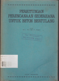 Perhitungan Perencanaan Sederhana Untuk Beton Bertulang