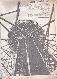 Construction Materials And Processes