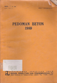 Pedoman Beton