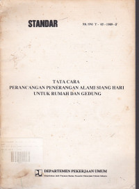 Tata Cara Perancangan Alami Siang hari Untuk Rumah Dan gedung