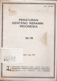 Peraturan Genteng Keramik Indonesia