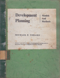 Development Planning : Models And Methods