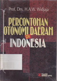 Percontohan Otonomi Daerah Di Indonesia