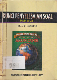 Kunci Penyelesaian Soal Bab 14-24: Prinsip-prinsip Akuntansi Jilid.2 Ed.19