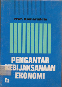 Pengantar Kebijaksanaan Ekonomi