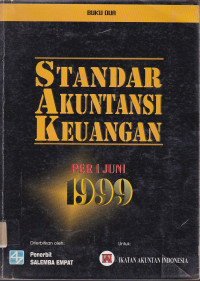 Standar Akuntansi Keuangan Per 1 Juni 1999  Buku.2