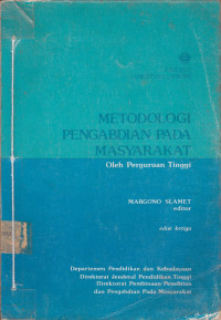 Metodologi Pengabdian pada Masyarakat