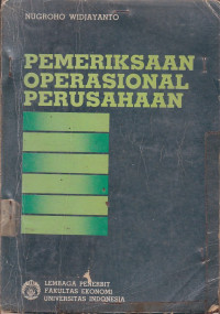 Pemeriksaan Operasional Perusahaan