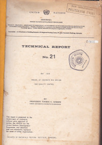 Technical Report No. 21