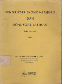 Pengantar Ekonomi Mikro Dan Soal-Soal Latihan