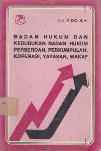 Badan Hukum Dan Kedudukan Badan Hukum Perseroan, Perkumpulan, Koperasi, Yayasan, Wakaf