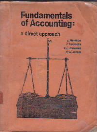 Fundamentals of Accounting : A Direct Approach