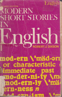 Modern Short Stories In English