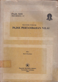 Materi Pokok Pajak Pertambahan Nilai