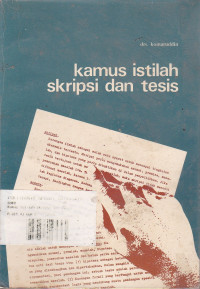 Kamus Istilah Skripsi Dan Tesis