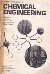 Chemical Engineering: Chemical Reactor Design, Biochemical Reaction Engineering including Computational Techniques and Control (SI Unit) Volume.3 Ed.2