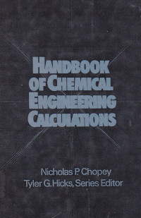 Image of Handbook Of Chemical Engineering Calculation