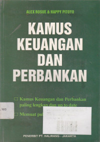 Kamus Keuangan Dan Perbankan