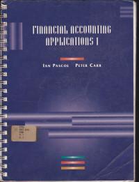 Financial Accounting: Applications 1