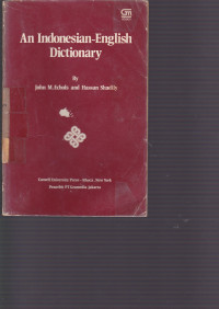 An Indonesian-English Dictionary