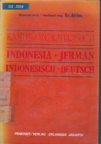 Kamus/Worterbuch Indonesia Jerman Indonessisch Deutsch