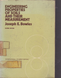 Engineering Properties Of Soils And Their Measurement