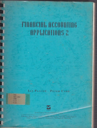 Financial Accounting: Applications 2