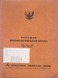 Pedoman Mendirikan Bangunan Gedung